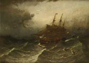 Sailing Vessel in a Storm