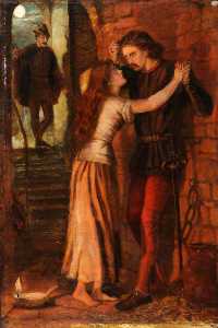 The Theodore Watts Dunton Cabinet Faust and Margaret in Prison (after Dante Gabriel Rossetti)