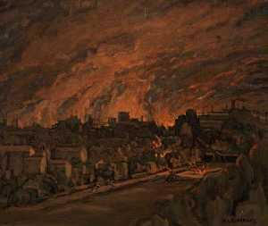 London Dock Fires, 1940