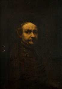 Self Portrait (copy after Rembrandt van Rijn)