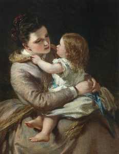 Lady Macnee and Her Daughter (Portrait of the Artist's Daughter and Granddaughter)