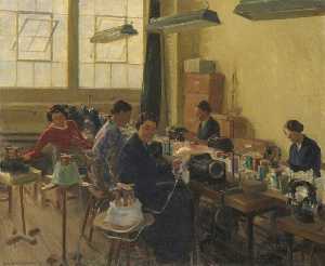 At the Sewing Machines