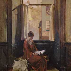 Woman Reading by a Window