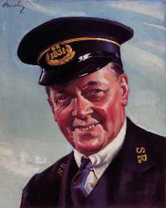 Southern Railway Guard Sunny South Sam (Southern Railway poster artwork)
