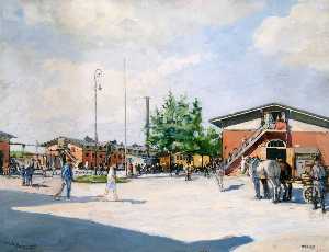 Ruhleben Prison Camp 'Trafalgar Square'