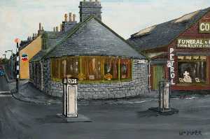 Co op Funeral Home and Petrol Station at the Foot of the Town, Kilsyth