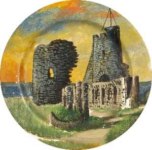 Aberystwyth Castle (finger plate)