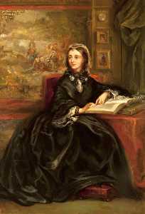 Henrietta Georgiana Marcia Lascelles Iremonger (1806–1876), Lady Chatterton (Mrs Edward Heneage Dering) (after Richard Buckner)