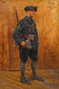 Marcel Laffont, Ardèche, Chasseurs Alpins Ypres, Soissons, Alsace, Somme, Maureras, 1916