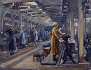 Women at Work The Belgian Steel Factory, Goldhawk Road, W12