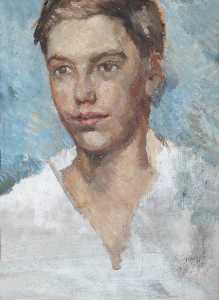 Study of the Head of an Adolescent (recto)