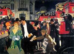 London Piccadilly (London, Midland and Scottish Railway poster artwork)