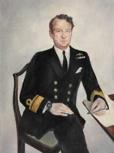 Falklands Portraits Admiral Writing