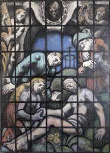 The Entombment (cartoon for the new shrine of the Order of the British Empire in St Paul's Cathedral)