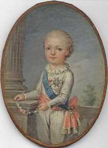 Portrait de Louis Dauphin fils aîné de Louis XVI, ou de Louis Charles, duc de Normandie