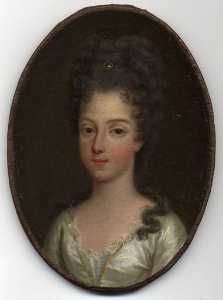 Portrait de Marie Adélaïde de Savoie, femme de Louis, duc de Bourgogne