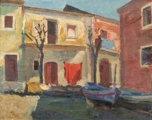House with Boats (probably Venice, Italy)