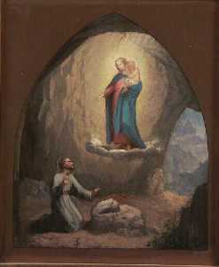 La Vierge apparaît à saint Ignace