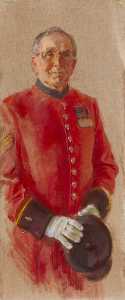Chelsea Pensioners Walter Swan, Military Provost Staff Corps