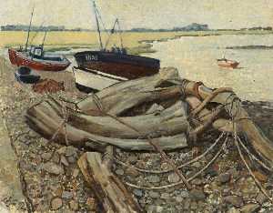 Driftwood and Boats, Sunderland Point