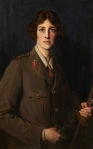 The Honourable Edith Helen Chaplin (1878–1959), Marchioness of Londonderry, DBE, in the Uniform of the Women's Legion (after Philip Alexius de László)