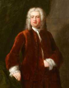 Portrait of an Unknown Eighteenth Century Gentleman (presented as George Frideric Handel)