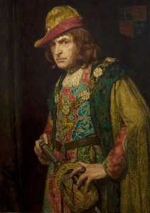 Sir John Martin Harvey (1863–1944), as Richard III (from 'Richard III')
