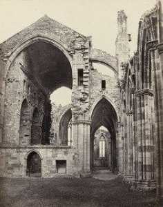 Abadía de Melrose el interior