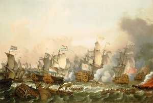 la batalla de Barfleur , 19 Poder 1692