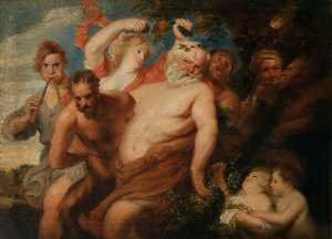 The Triumph of Silenus (copy after the studio of Peter Paul Rubens)