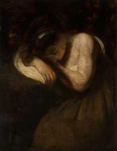 Sleeping Girl (copy after Joshua Reynolds)