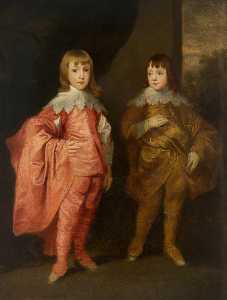 George Villiers (1628–1687), 2nd Duke of Buckingham, and His Brother, Francis Villiers (1629–1648) (copy after Anthony van Dyck)