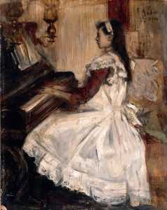 Portrait de Mademoiselle Audemar (piano)