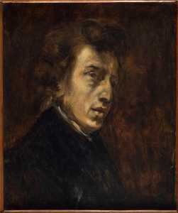 Portrait de Chopin, d'après Delacroix