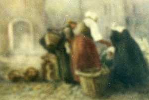 (Peasant Women Washing Laundry), (painting)