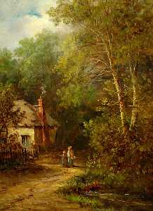 Lane and Cottage