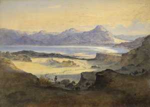 il sale Lago , bahr assal , 1841
