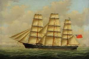 The Ship 'Magna Charta' in Full Sail