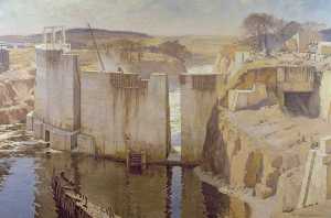 The Galloway Dam, Nearing Completion