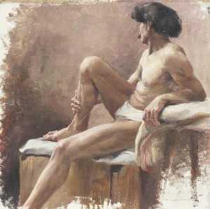 Study of a Near Naked Man