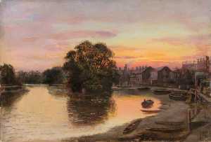 Kew, Surrey, at Sunset, Paton's Property