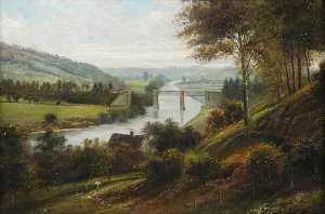 Dowles Мост , Bewdley , Вустершир , и чем Северн