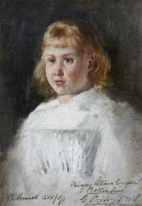 Sketch of Princess Victoria Eugenie of Battenberg (1887–1969)