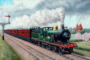 South Eastern and Chatham Railway 4–4–0 Locomotive No.516