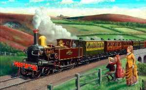 London and South Western Railway 4–4–0 Beattie Tank Locomotive