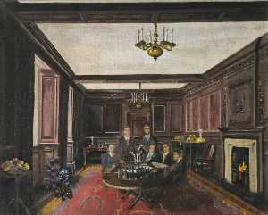 The Old Bursary with Figures