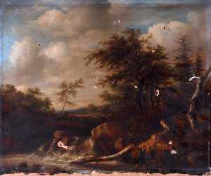 Landscape (after Salomon van Ruysdael)
