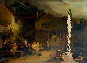 The Village Festival (copy after David Wilkie)