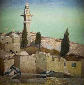 le mont de  des olives  dans  Jérusalem