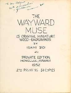 (The Wayward Muse, portfolio) Frontispiece